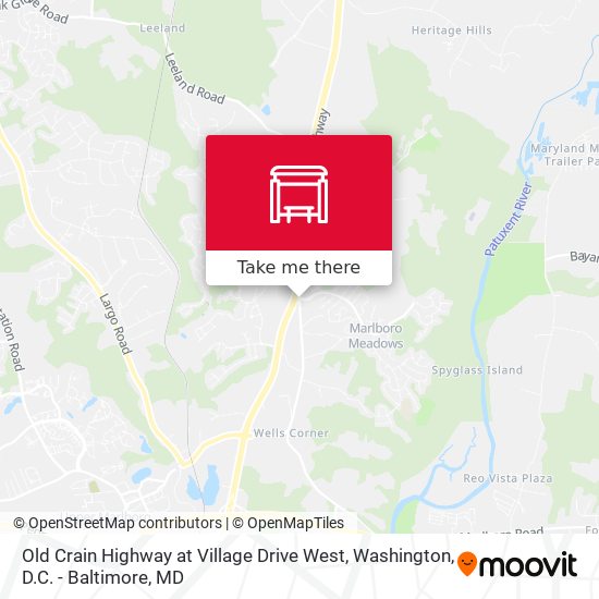 Mapa de Old Crain Highway at Village Drive West
