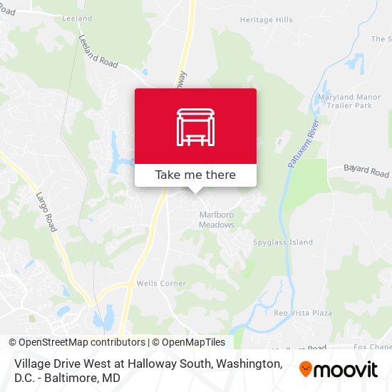Mapa de Village Drive West at Halloway South