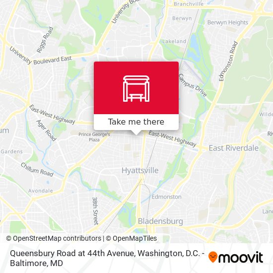 Queensbury Road at 44th Avenue map