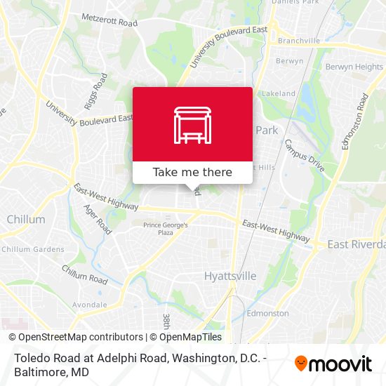 Mapa de Toledo Road at Adelphi Road