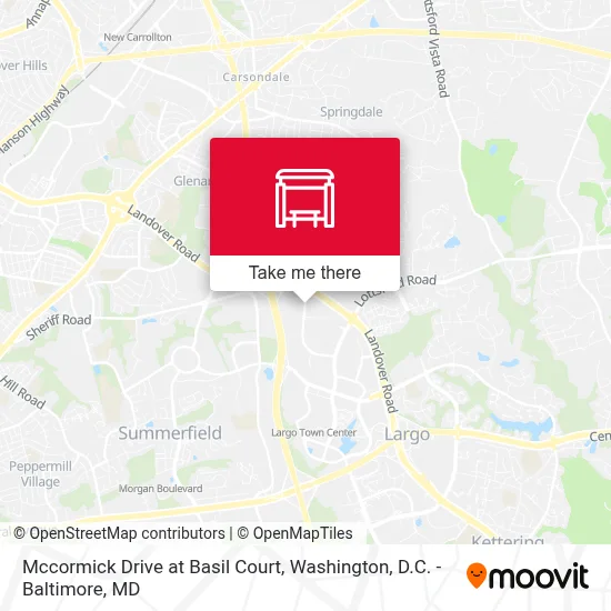 Mccormick Drive at Basil Court map
