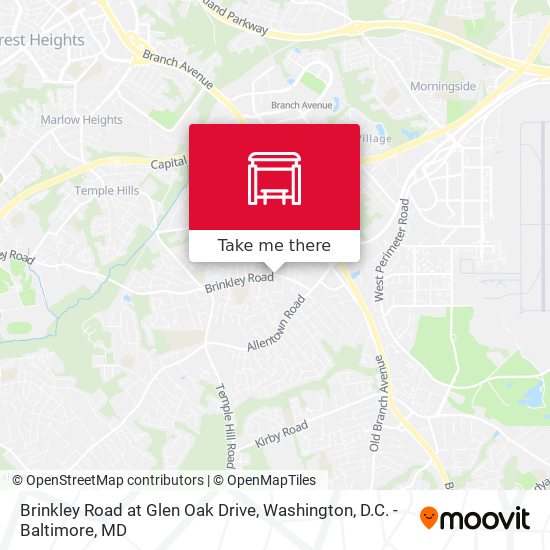Mapa de Brinkley Road at Glen Oak Drive