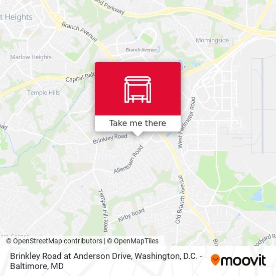 Mapa de Brinkley Road at Anderson Drive
