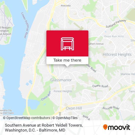 Southern Avenue at Robert Yeldell Towers map