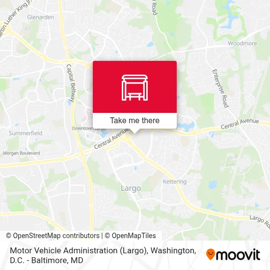 Motor Vehicle Administration (Largo) map