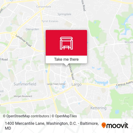 Mapa de 1400 Mercantile Lane