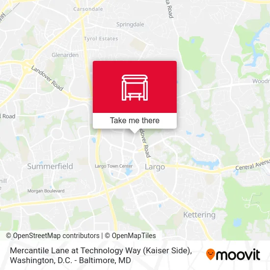 Mercantile Lane at Technology Way (Kaiser Side) map