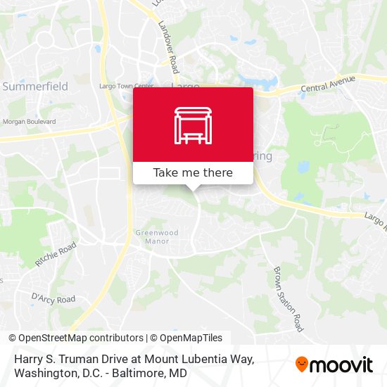 Harry S. Truman Drive at Mount Lubentia Way map