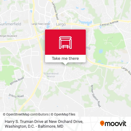 Harry S. Truman Drive at New Orchard Drive map