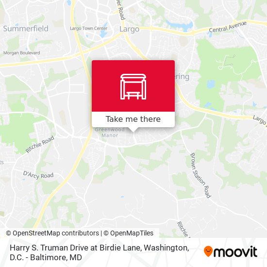Harry S. Truman Drive at Birdie Lane map