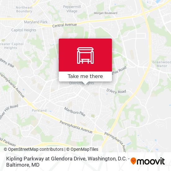 Mapa de Kipling Parkway at Glendora Drive