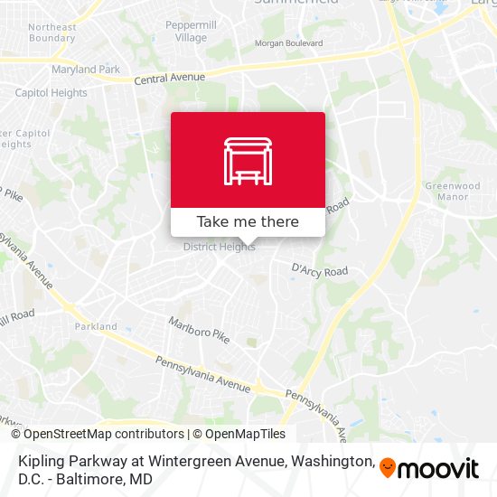Mapa de Kipling Parkway at Wintergreen Avenue