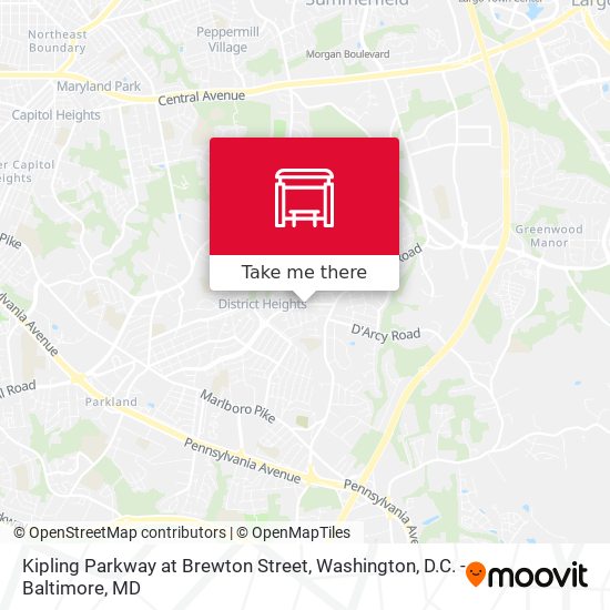 Mapa de Kipling Parkway at Brewton Street