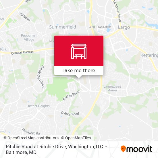 Mapa de Ritchie Road at Ritchie Drive