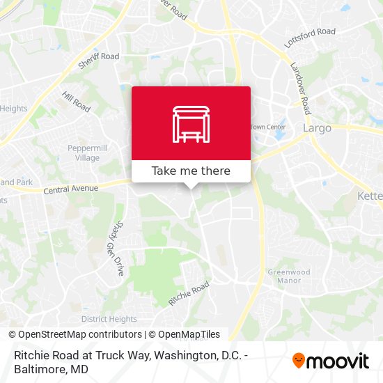 Ritchie Road at Truck Way map