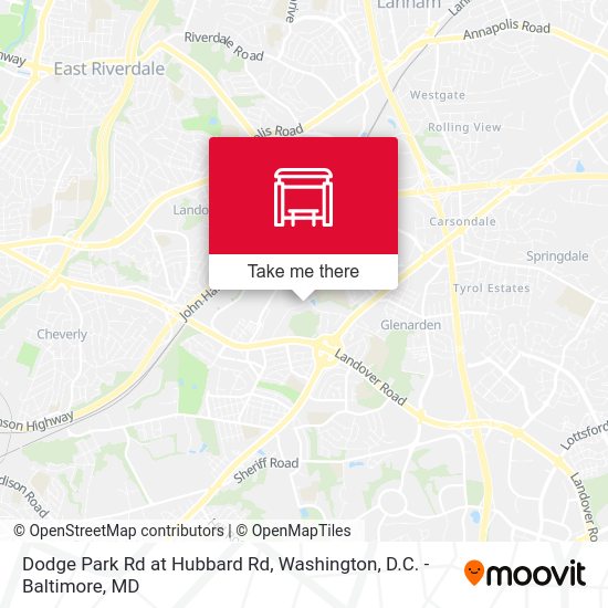 Dodge Park Rd at Hubbard Rd map