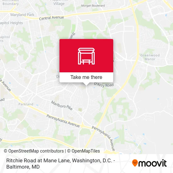 Mapa de Ritchie Road at Mane Lane