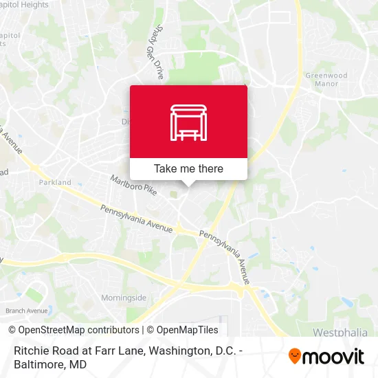Ritchie Road at Farr Lane map