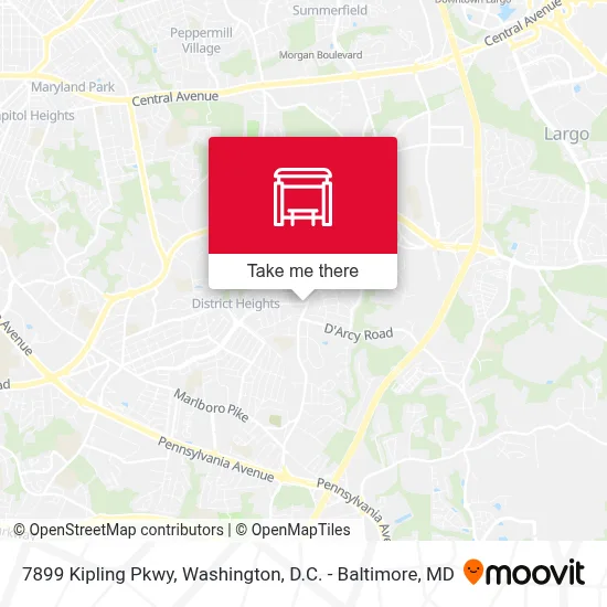 7899 Kipling Pkwy map