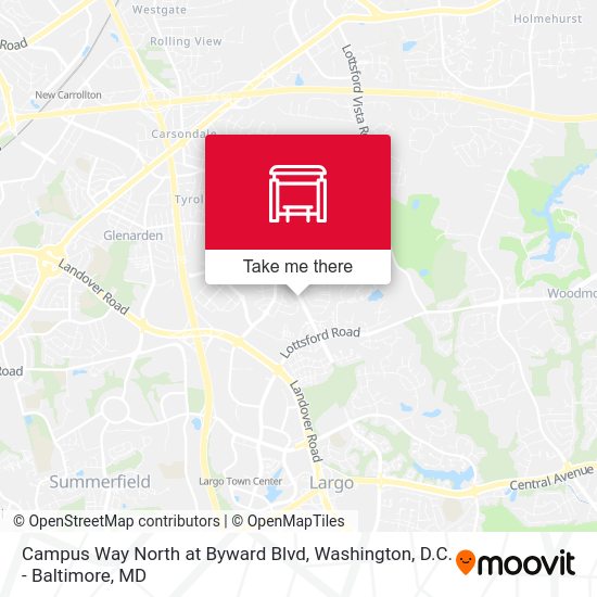 Campus Way North at Byward Blvd map