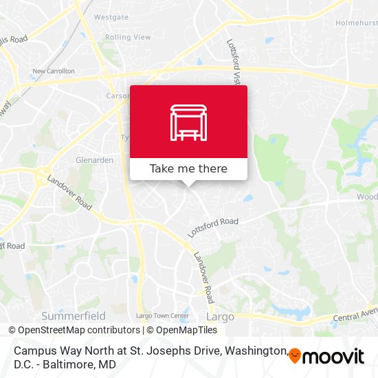 Campus Way North at St. Josephs Drive map