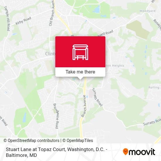 Stuart Lane at Topaz Court map