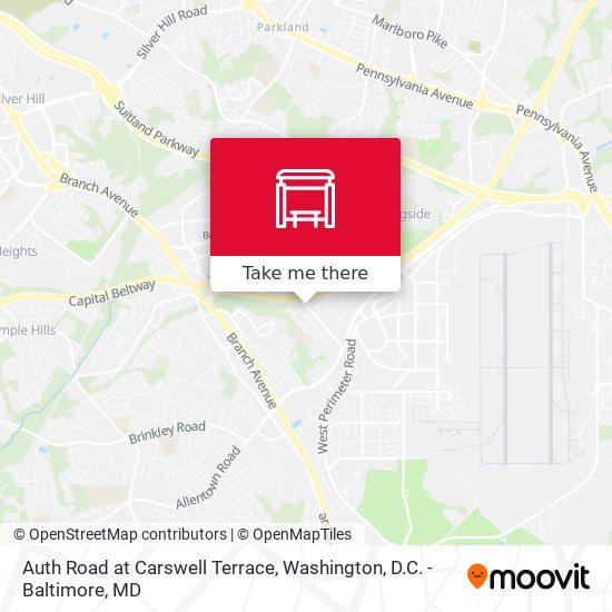 Auth Road at Carswell Terrace map