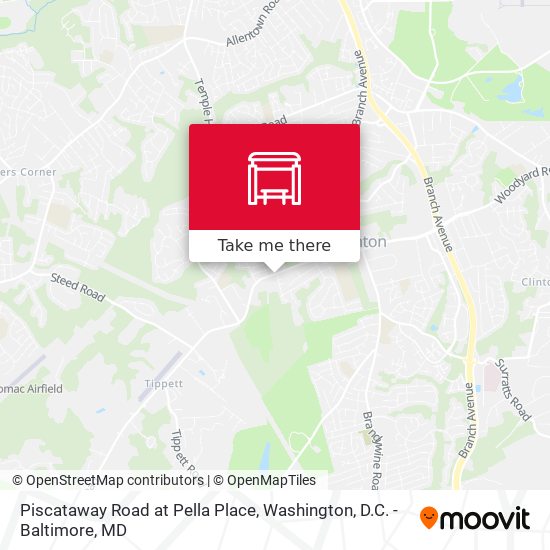 Mapa de Piscataway Road at Pella Place
