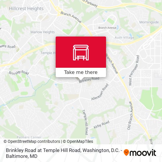 Mapa de Brinkley Road at Temple Hill Road