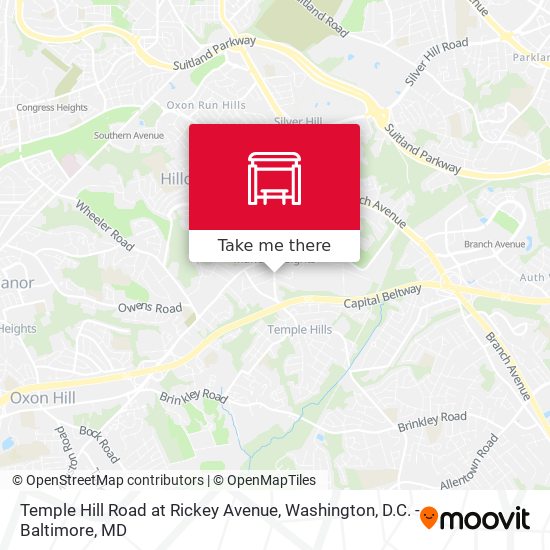Mapa de Temple Hill Road at Rickey Avenue