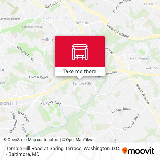 Mapa de Temple Hill Road at Spring Terrace