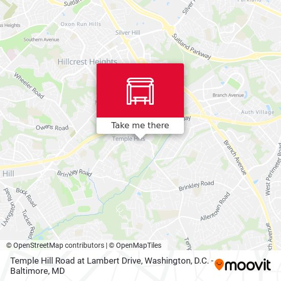 Mapa de Temple Hill Road at Lambert Drive