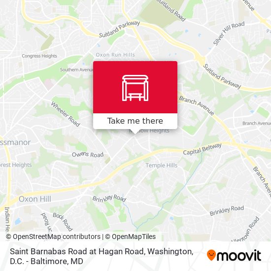 Saint Barnabas Road at Hagan Road map