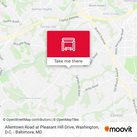Allentown Road at Pleasant Hill Drive map