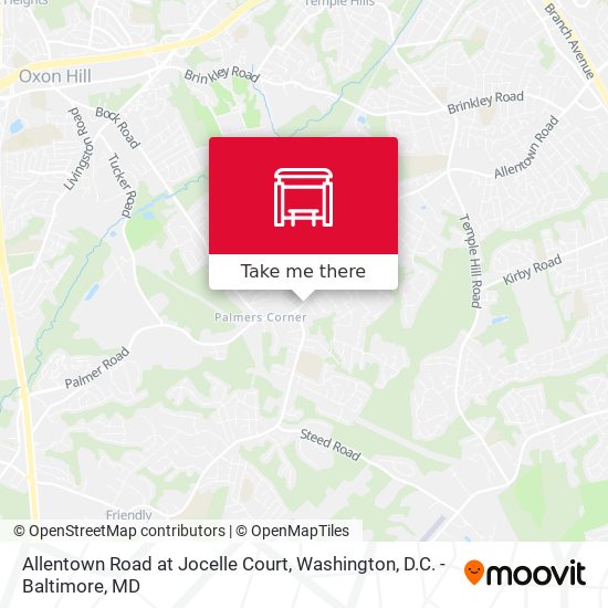 Allentown Road at Jocelle Court map