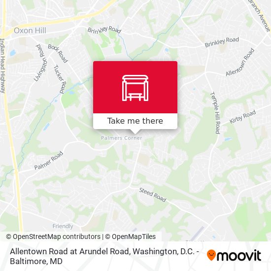 Allentown Road at Arundel Road map