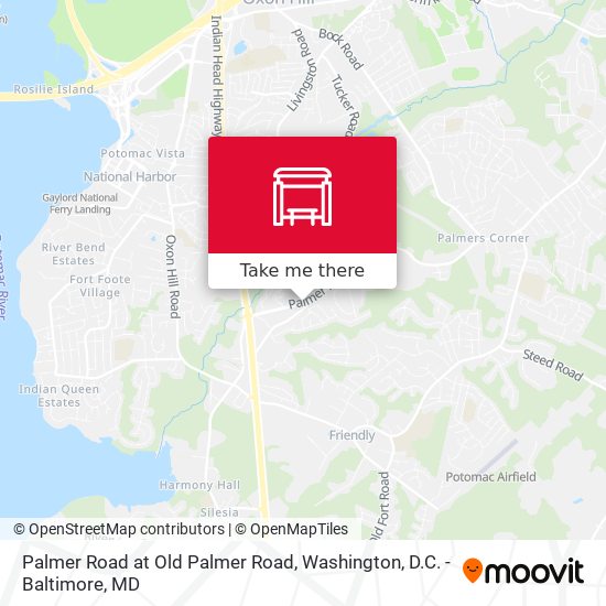 Palmer Road at Old Palmer Road map