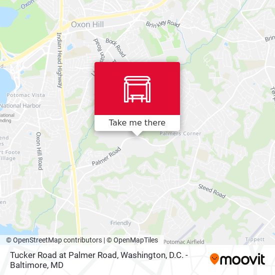 Mapa de Tucker Road at Palmer Road
