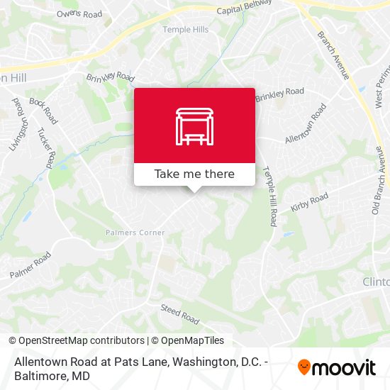 Mapa de Allentown Road at Pats Lane