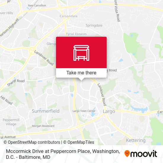 Mccormick Drive at Peppercorn Place map