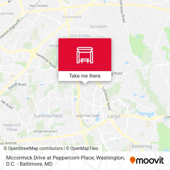 Mccormick Drive at Peppercorn Place map