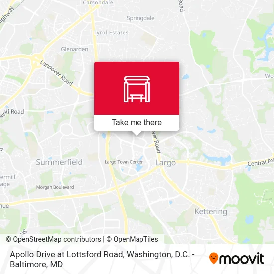 Apollo Drive at Lottsford Road map