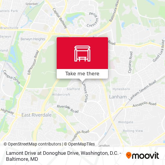 Lamont Drive at Donoghue Drive map