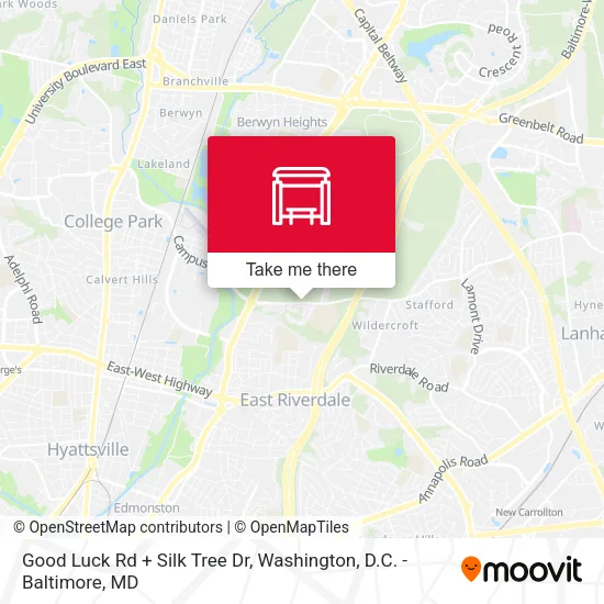 Good Luck Rd + Silk Tree Dr map