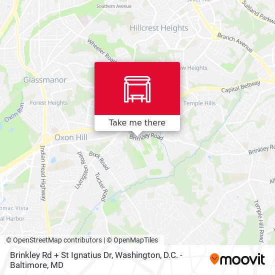 Brinkley Rd + St Ignatius Dr map
