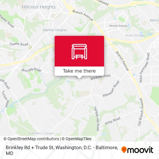 Mapa de Brinkley Rd + Trude St