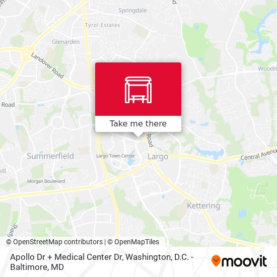 Apollo Dr + Medical Center Dr map