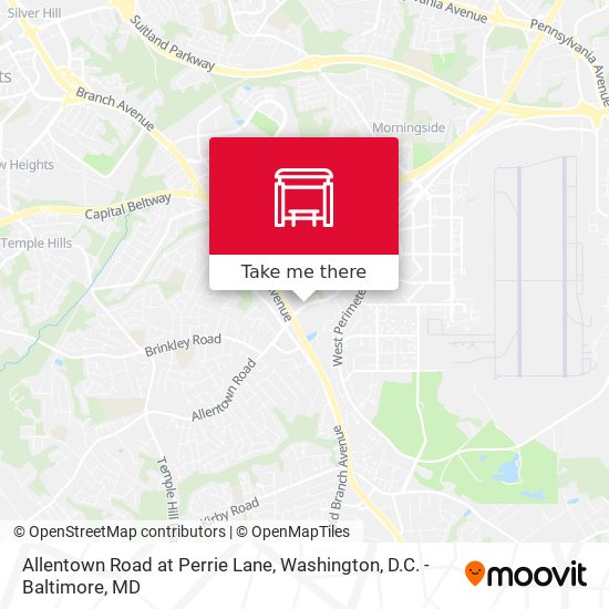 Mapa de Allentown Road at Perrie Lane