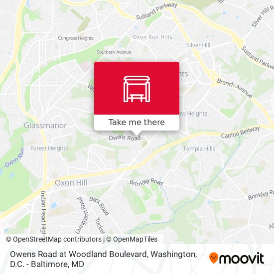 Mapa de Owens Road at Woodland Boulevard