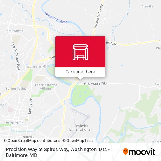 Precision Way at Spires Way map